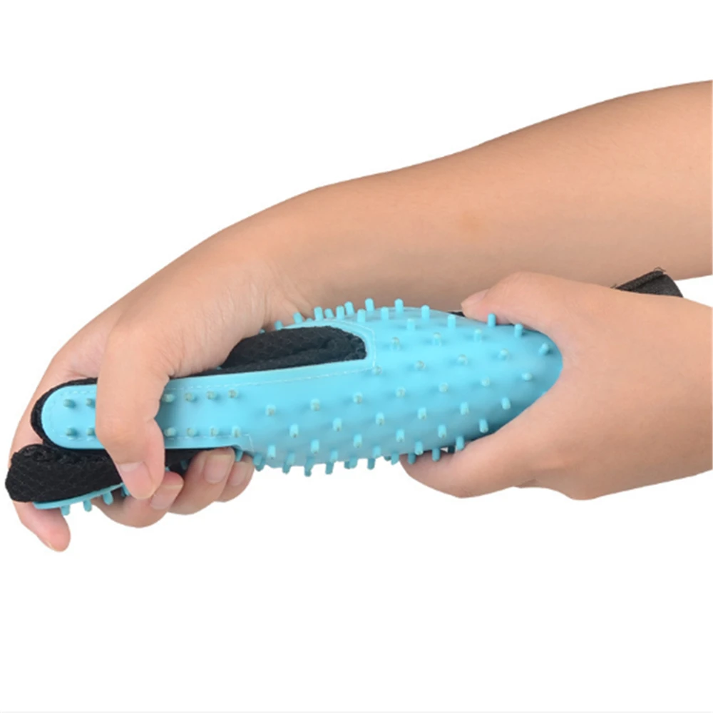 Силиконовая перчатка для груминга питомцев расческа шерсти кошек вычесывания