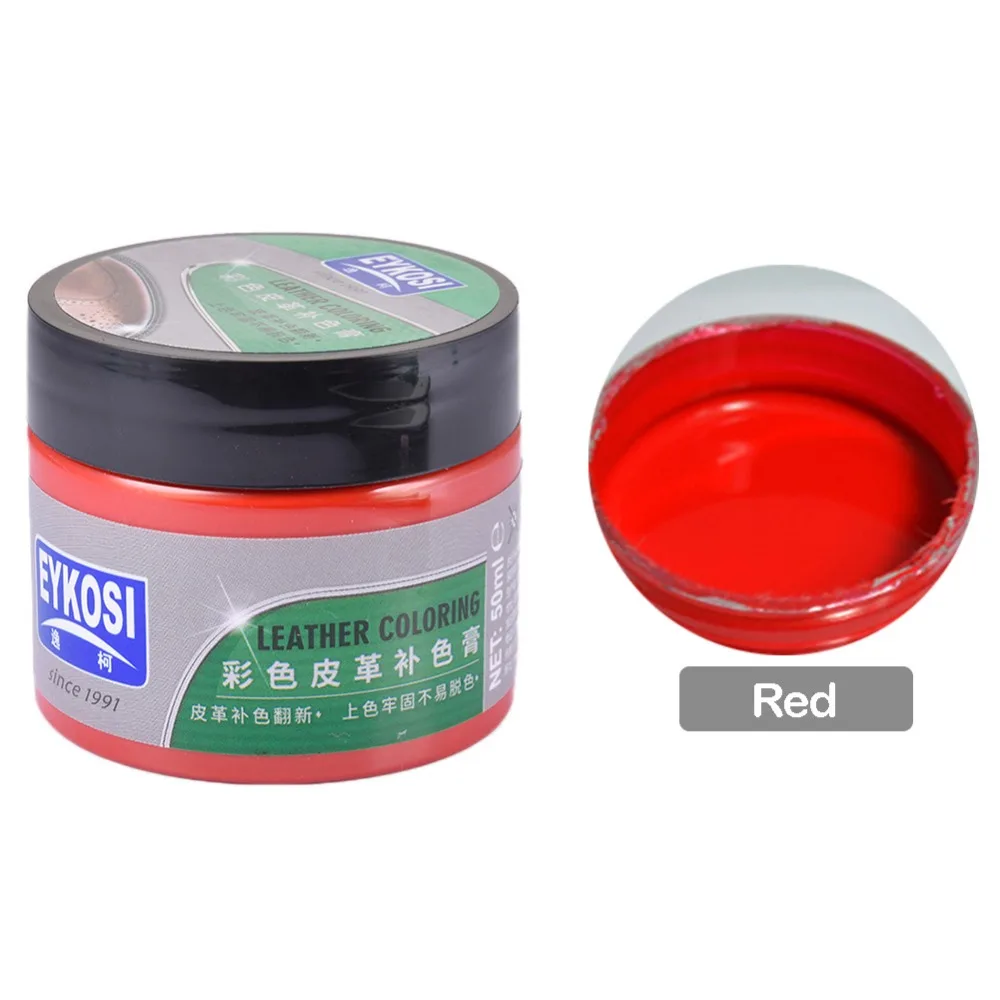 New Car Leather Recoloring Balm Renew Restore Repair Color To Faded Scratched Leather For Home Couches Car Leather Seats