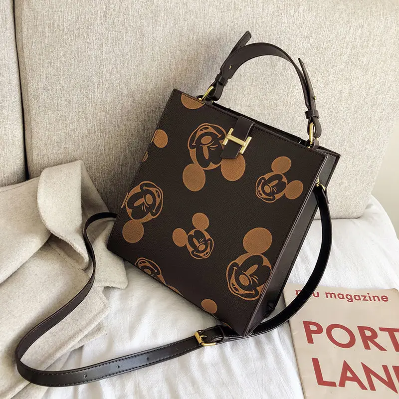 

Disney Mickey Printed Bag Handbags 2021 New Korean Fashion All-match One-shoulder Messenger Bag Casual Bag