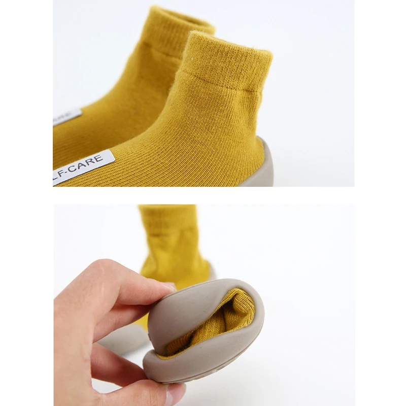 

Wecute Baby Boys Girls Toddlers Moccasins Non-Skid Indoor Kids Floor Slipper Children Animal Breathable Cotton Knitted Shoes