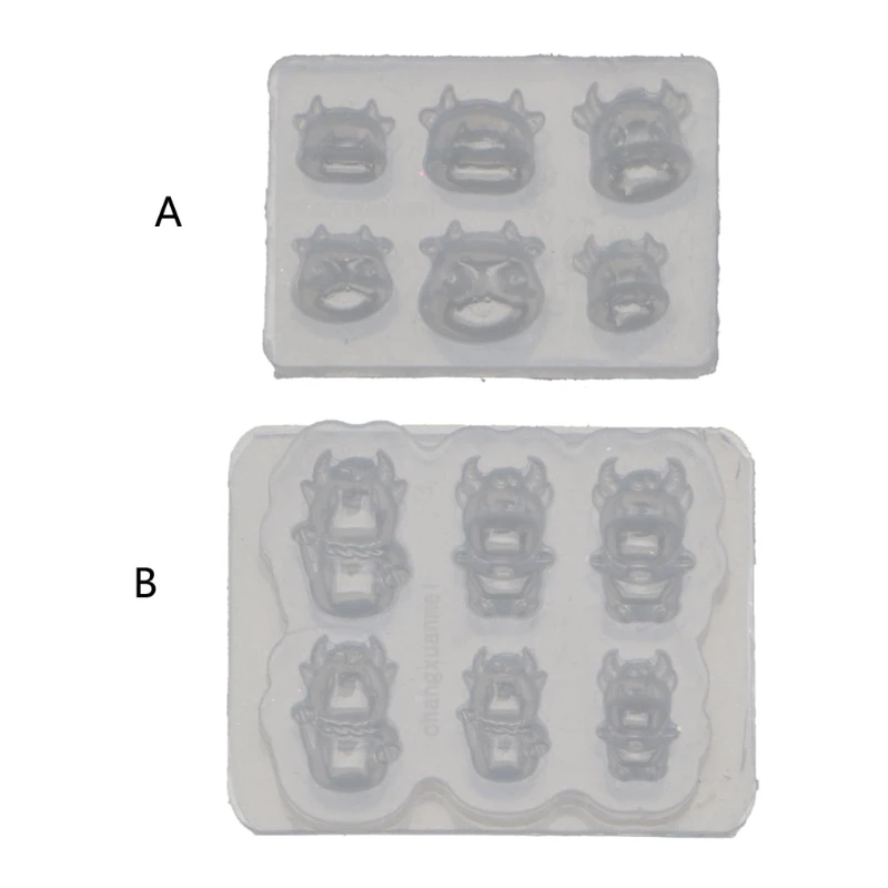 

Брелок 95AB, искусственная мини-подвеска в виде коровы, инструмент для литья ювелирных изделий