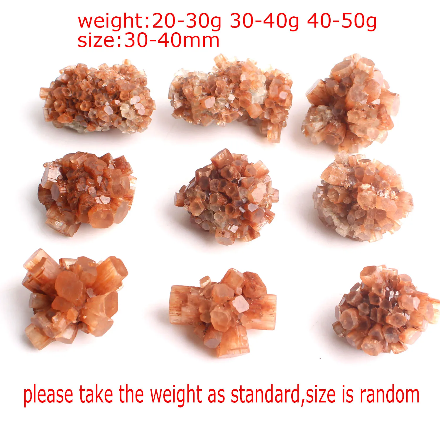 Натуральный редкий оранжевый арагоновый кварцевый минеральный кристалл