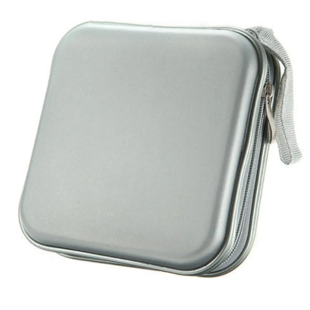 ALLOYSEED Portable 40 Discs Capacity CD DVD Bag Storage Organizer Case Holder Sleeve Wallet Cover For Home Car Carrying Cases |