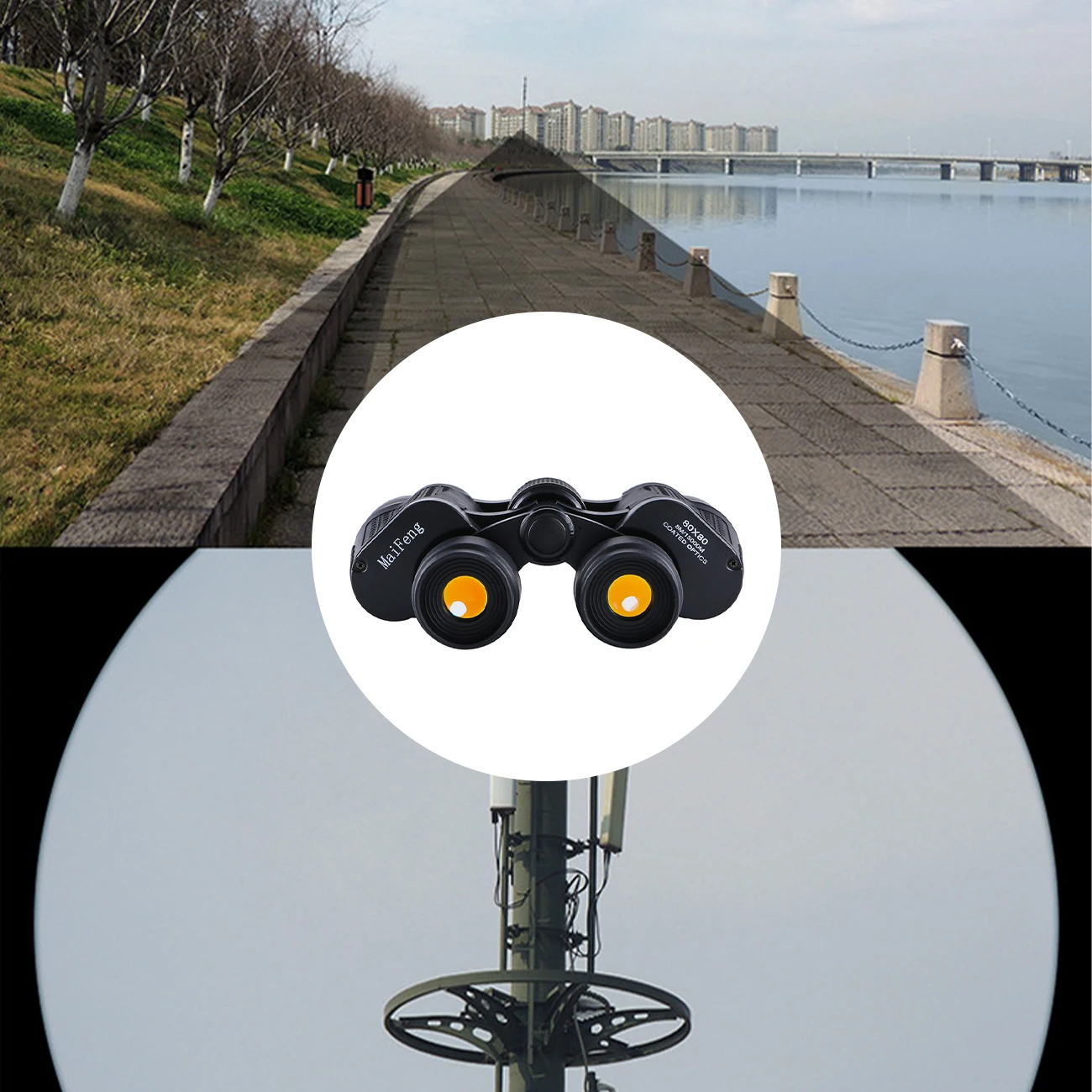 

Binoculars 80X80 Long Range 15000m HD High Power Telescope Optical Glass lens Low light night vision for Hunting Sports scope