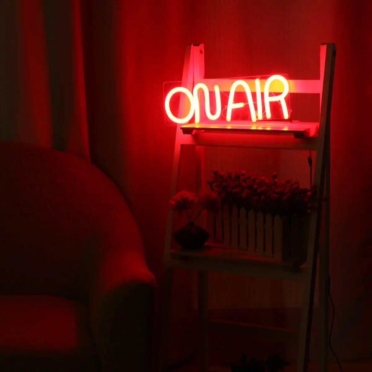 

On Air LED Neon Sign Light Bar Pub Club Wall Decor LED Tube Visual Artwork Party Decoration Neon Lamp Night Light Home Decor