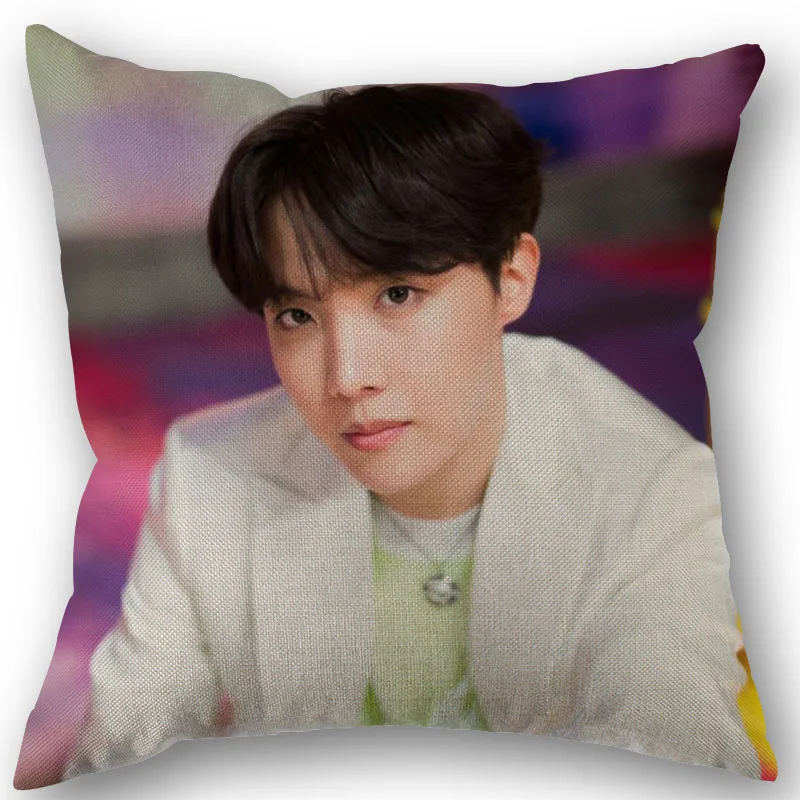 Пользовательская Подушка J Hope чехол свадебная подушка для дома наволочка 45x45 (с