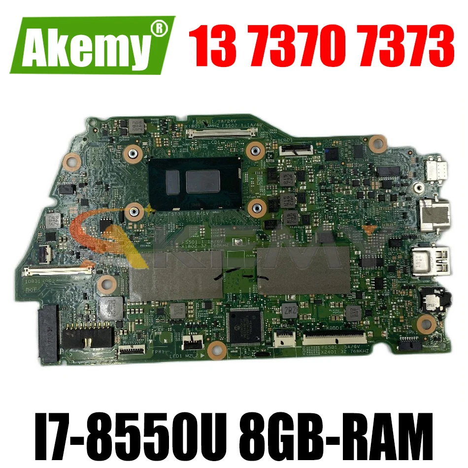 16839-1 Y5HR3 материнская плата для ноутбука DELL Inspiron 13 7370 7373 Материнская CN-0C2G64 0C2G64 W/