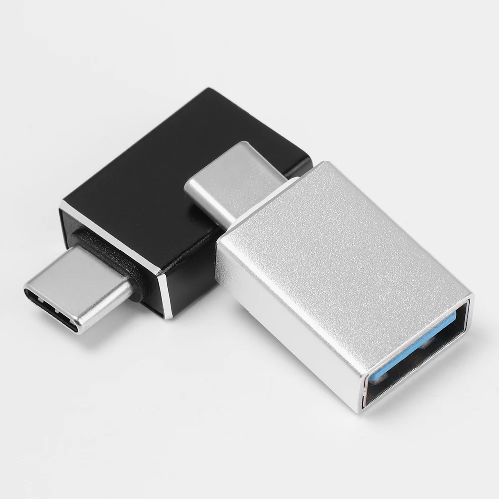 Переходник с 3 1 типа C на 0 Женский адаптер OTG из алюминиевого сплава 10 Гбит/с для