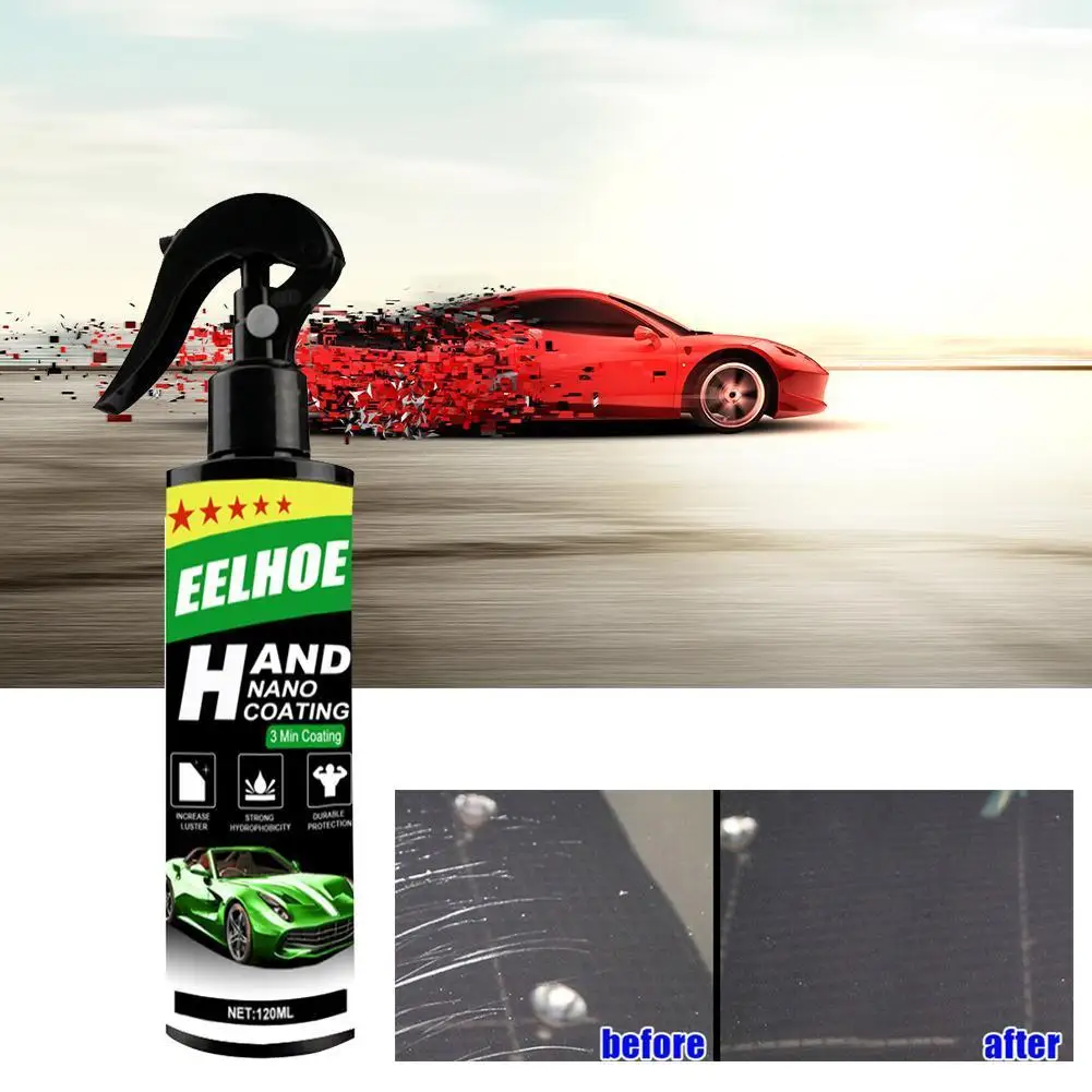 

120ML Liquid Ceramic Spray Coating Top Coat Quick Nano-coating Detailing Spray Nano Spray Auto Automotive Car Agent Coating T4K9