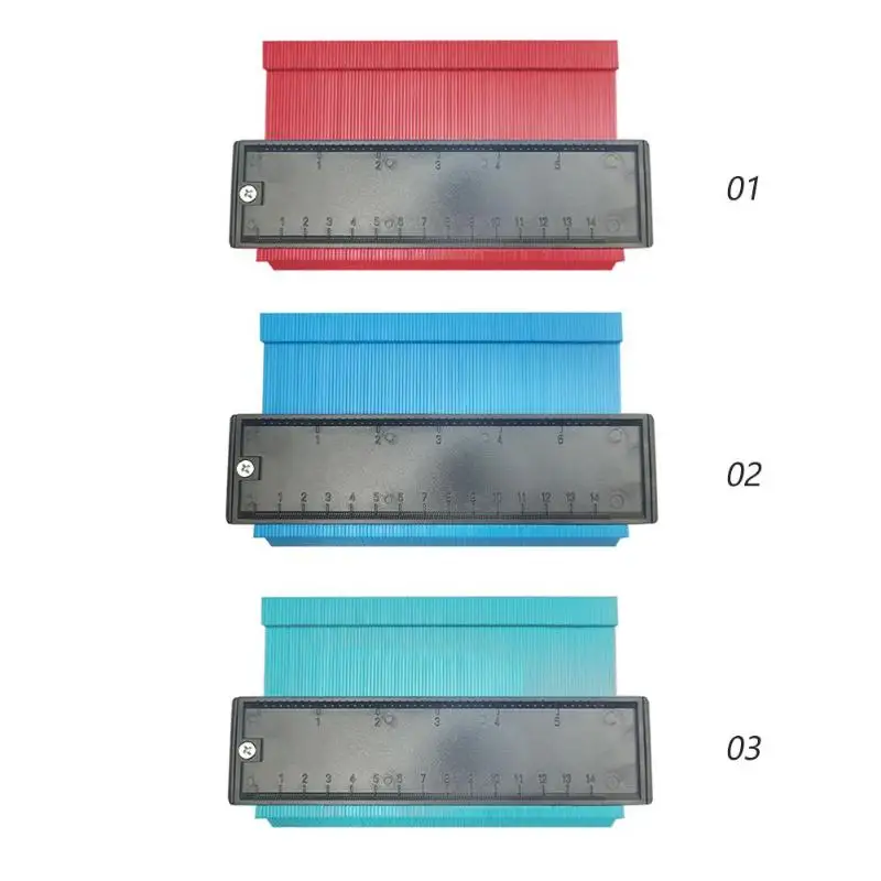 5/6/10 &quotШирина профиль копия датчик контура пластиковый измерительный прибор