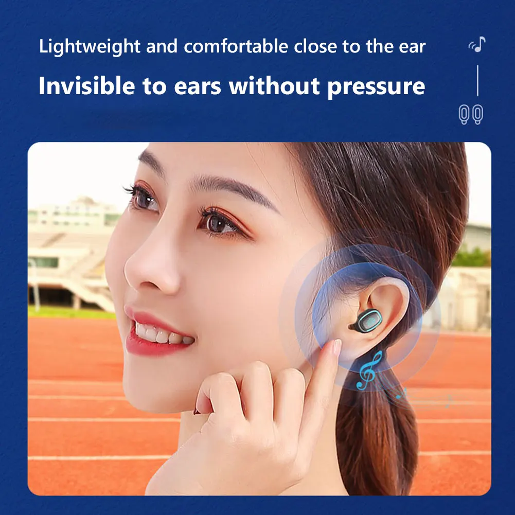 Оригинальные беспроводные наушники Bluetooth-совместимые с 5 0 Mini HiFi гарнитура басами