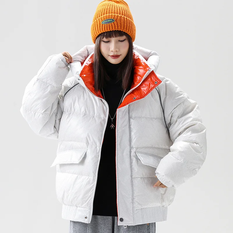 2022 Brand Coat Men in the Winter White Duck Down Jackets Fashion Men Causla Leisure Down Jacket Glossy Warm Winter Jacket Men