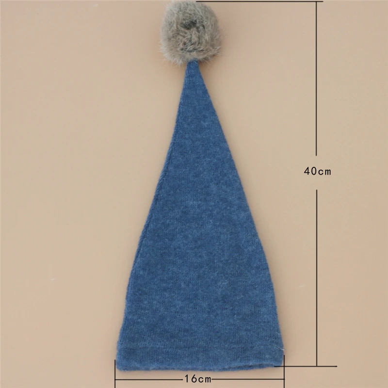 

IMUCTE 2pcs/set Newborn Baby Photography Costumes Hat + Wrap Long Tail Knitted Wool Ball Sleeping Bag for Girl Boy