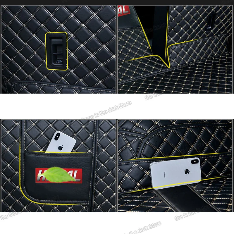 

Lsrtw2017 leather Car Trunk Mats cargo liner for Great Wall Haval F7 2020 2017 2018 2019 F7X boot accessories auto mat