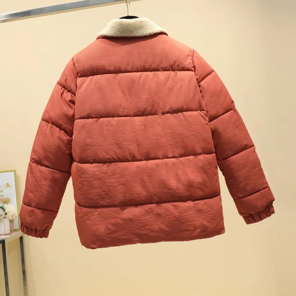 Зима 2019 Parkas Базовые Куртки женские зимние плюс бархатные пальто с капюшоном из