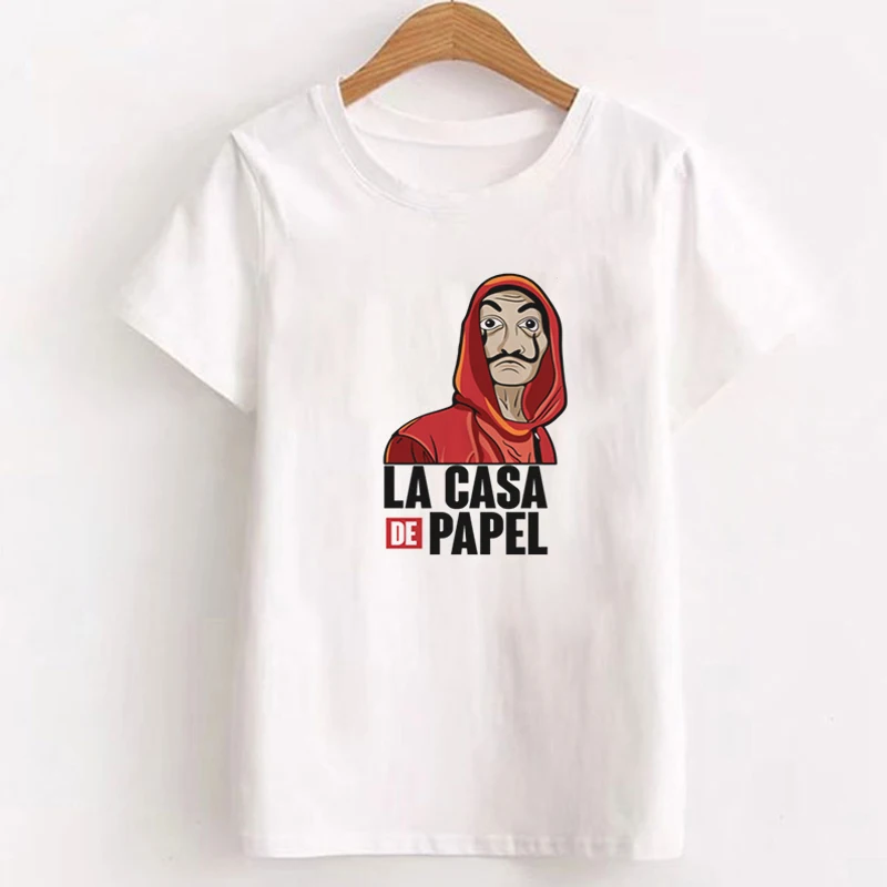 Money Heist The House Of paper, женская футболка, женская футболка с принтом BELLA CIAO, модная повседневная Летняя женская футболка