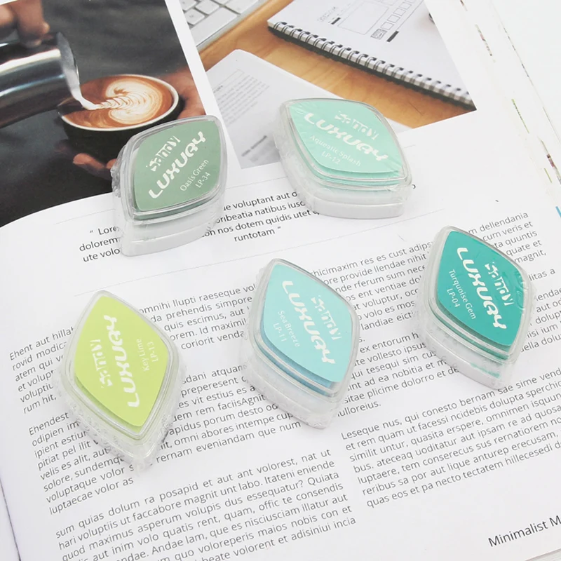 1 шт. креативная яркая мини штемпельная подушка силиконовый штамп товары для