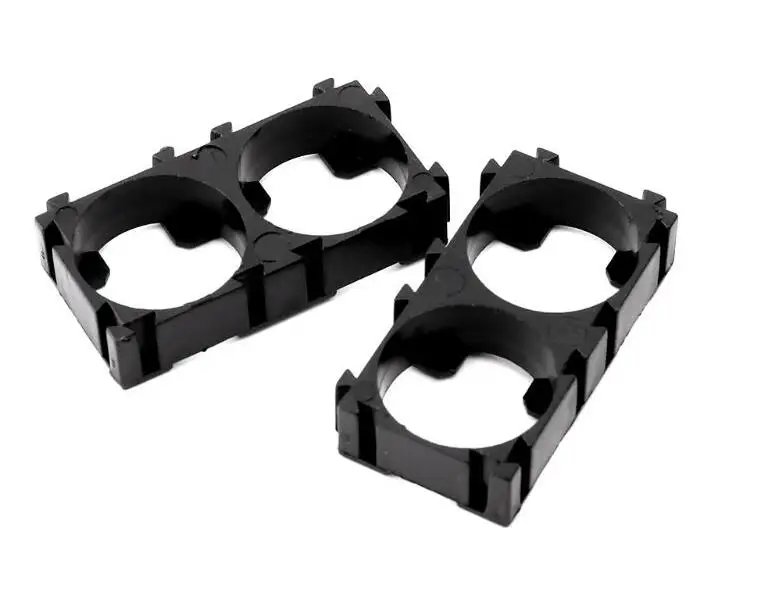 MasterFire 100 шт./лот черный пластик 2*18650 держатель для батарей коробка хранения
