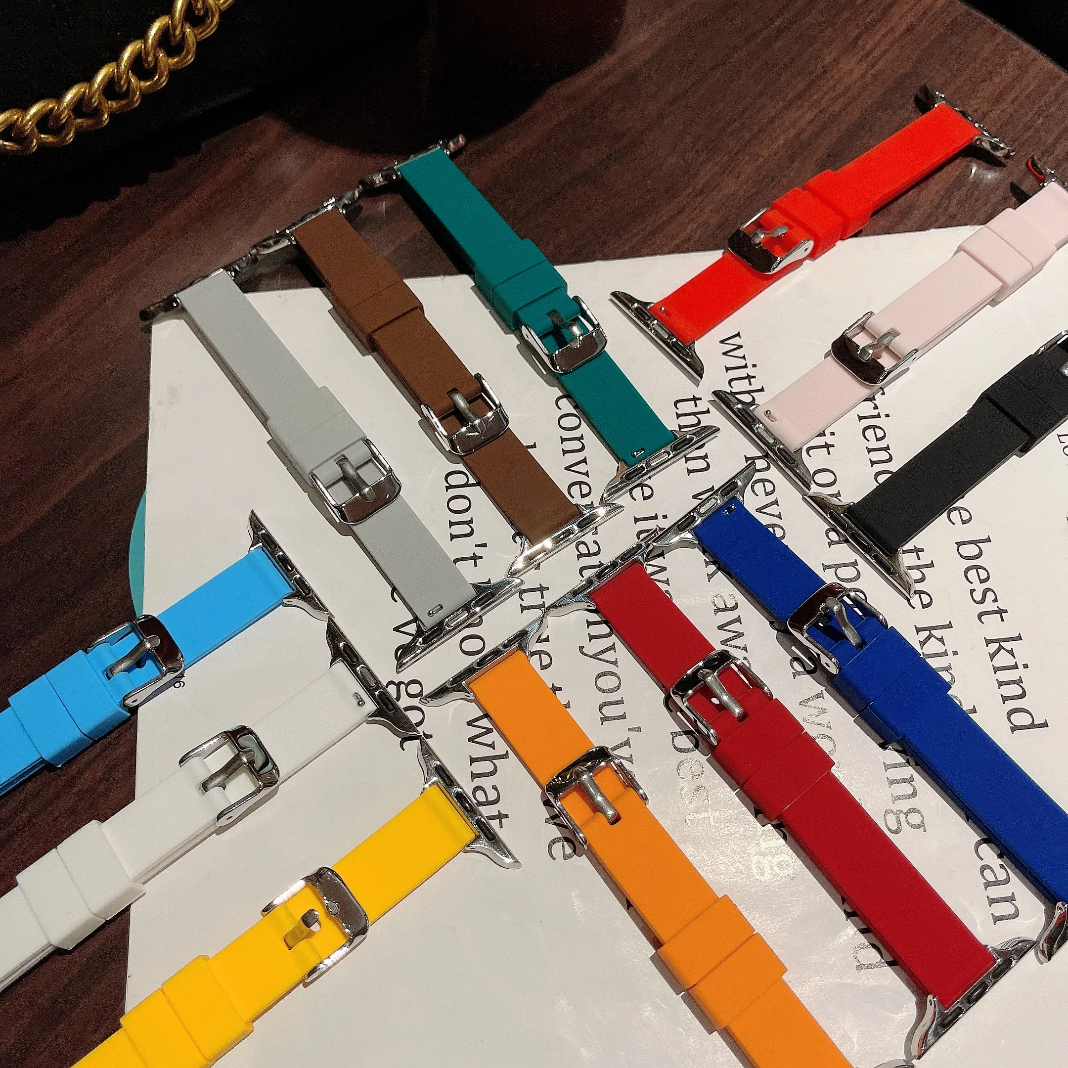 

Silicone Strap For Apple Watch band 44mm 40mm 38mm 42mm silicone wristband Sport belt correa bracelet serie 5 4 3 se 6 watchband