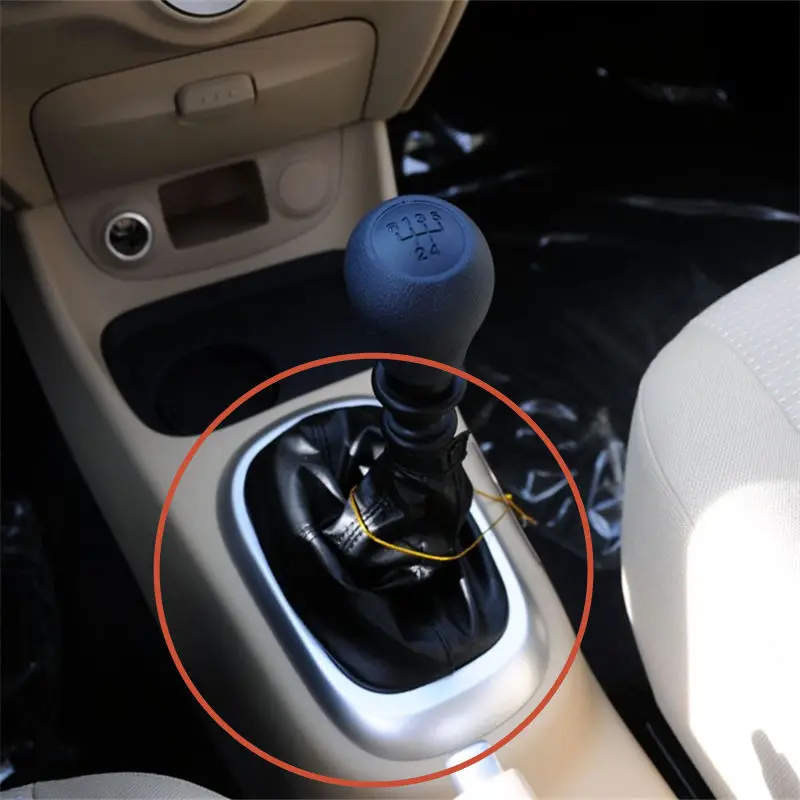 Кожаные ботинки с ручкой переключения передач для Hyundai Accent Verna 2007 2010Gear M/T