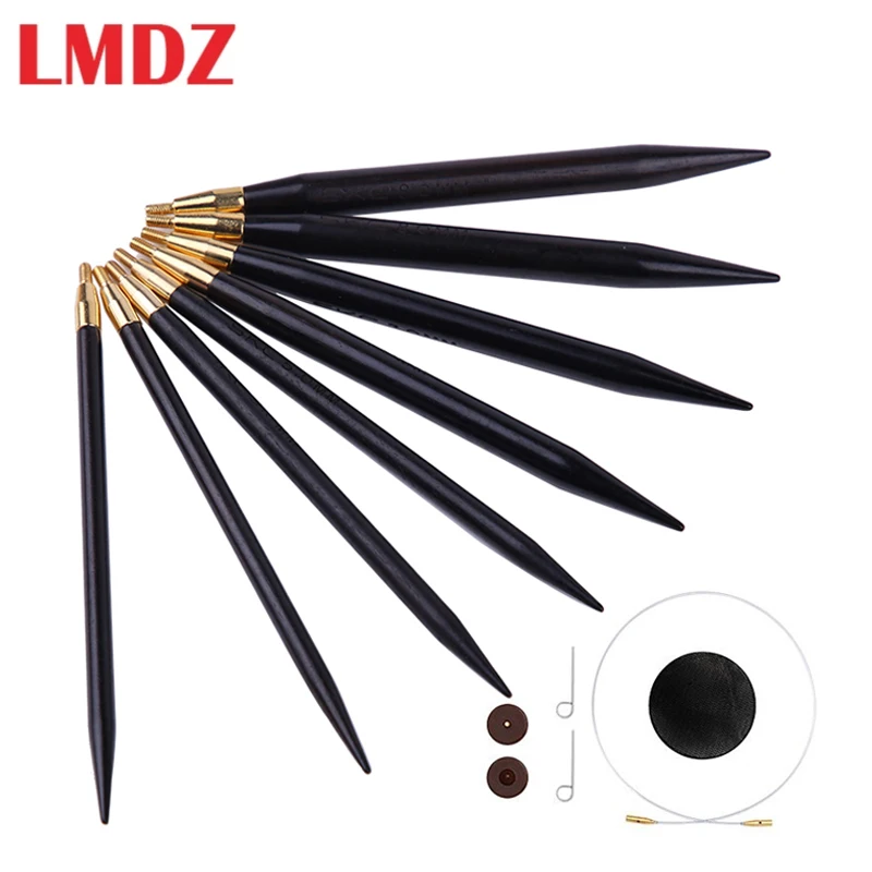 

LMDZ 1Pcs High Quality Cable or Sandalwood Circular Knitting Needles Sweater Weaving Tools Wool Cotton Yarn DIY Knit Accessories