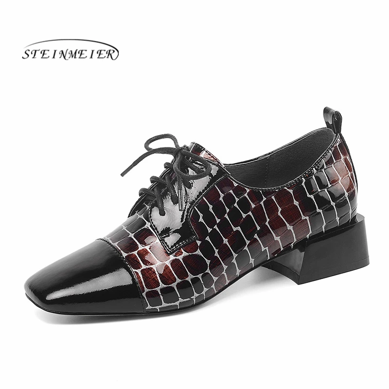 Женские туфли на плоской подошве сезон весна лето Туфли оксфорды коллекция 2020