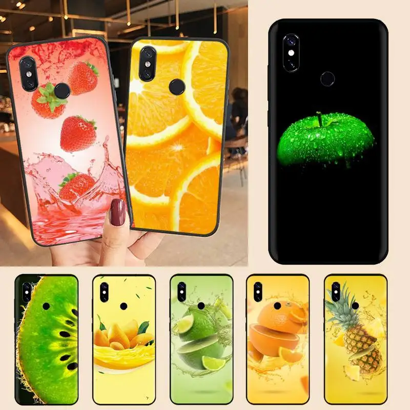 

Fruit Apple Pineapple Strawberry Mango Phone Case For Xiaomi Redmi note 7 8 9 t max3 s 10 pro lite Luxury brand funda coque