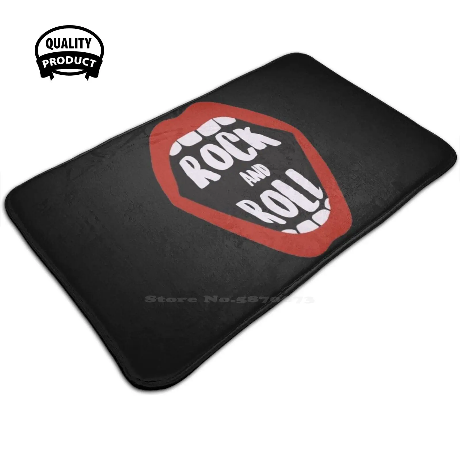 Черный мягкий домашний Противоскользящий коврик с открытым камнем ковер темный