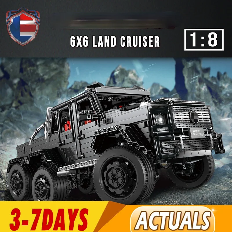 

DHL J901 AMG G63 Motor RC Scale 1:8 6X6 al MOC Off-road Building Bricks Blocks Bricks Educational Model Toys Gifts