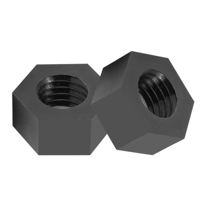 5-100 нейлон нержавеющая сталь шестигранные гайки M2 M2.5 M3 M4 M5 M6 M8 M10 M12 M14 M16 M18 M20 белого