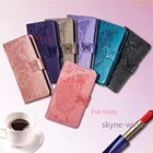 Магнитный чехол-книжка для Infinix Hot 10 Play, цветок, бабочка, чехол для мобильного телефона, чехол для Infinix Hot 10 Play