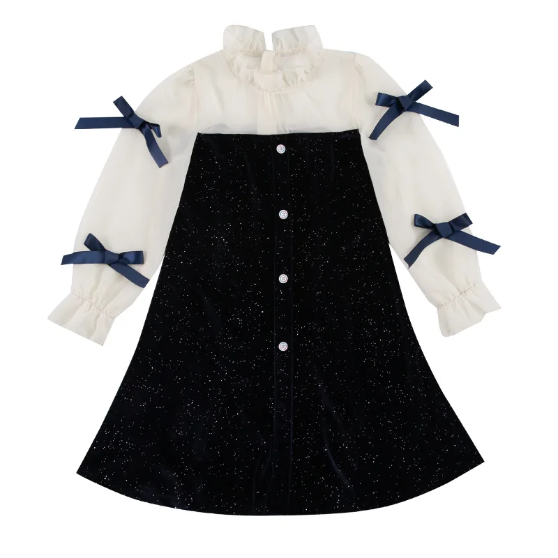 

Girl Dress Long Sleeve Autumn Kids Dresses for Girls 2020 Autumn Girl Clothes Elegant Princess Dress 3 4 6 8 10 12 14Y Children