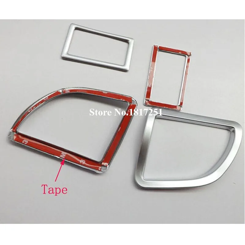 Нержавеющая сталь внутренняя вентиляционная рамка Крышка отделка 4 шт для