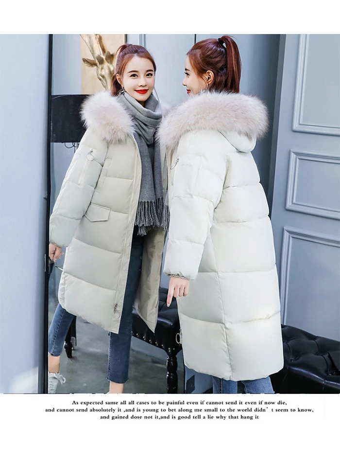 liva girl Casual Winter Jacket Women Coat Warm Parka Female Plus Big Size Long Jacket Quilted Coat With Fur Clothing