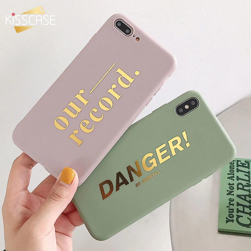 KISSCASE чехол для телефона с английскими словами iPhone XR 6 6S 7 8 Plus мягкие чехлы из ТПУ X XS