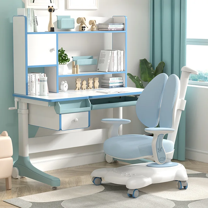 

Children's study chair, writing chair, correct sitting posture, primary school chair, household adjustable lift seat