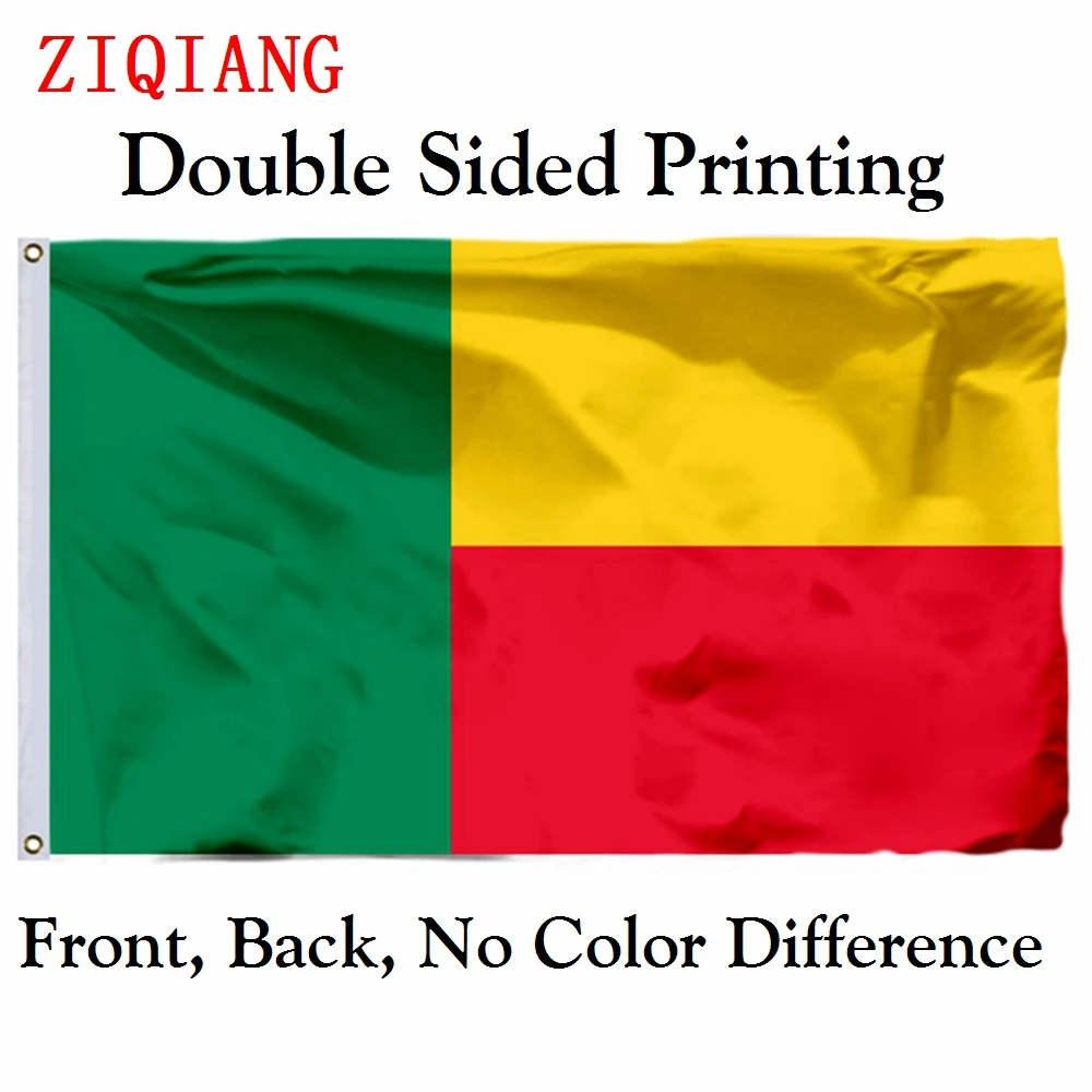 

Benin Flag 3x5ft Polyester Flying Size 90x150cm Custom High Quality Double Sided Printing Banner