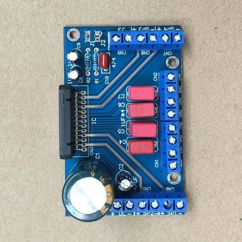 DC 12V TDA7388 Four Channel 4 x 41W Audio Power Amplifier Board BTL PC Car Amp | Электроника