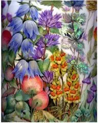 

YIXIAO Counted Cross Stitch Kit Cross stitch RS cotton with cross stitch HAE TTFP TP 123 PTP Bluebell