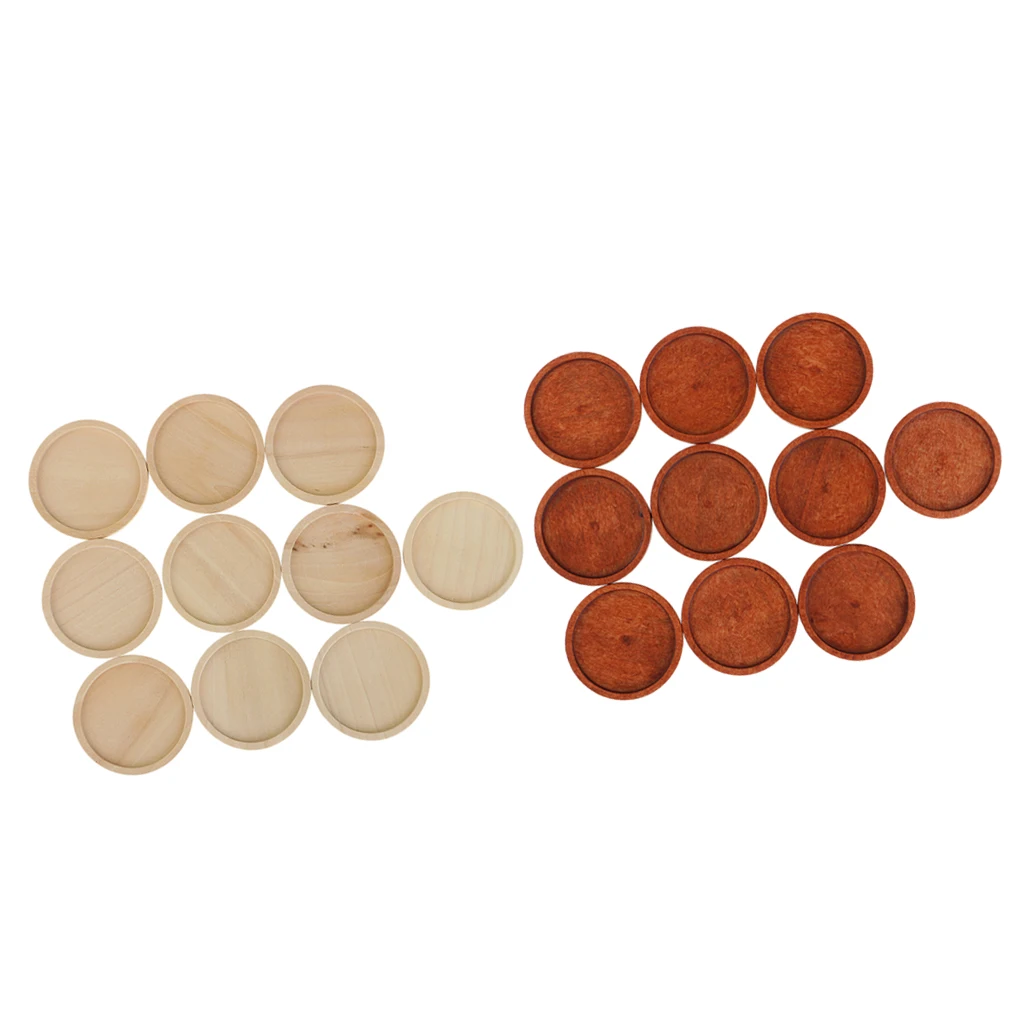 20 шт. Деревянные Подвески для кабошона 30 мм|Шармы| |