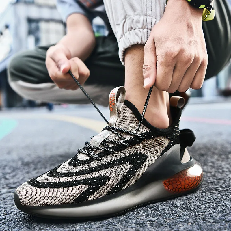 Взрывные мужские кроссовки из кокосовой ткани дышащие летающие удобная легкая