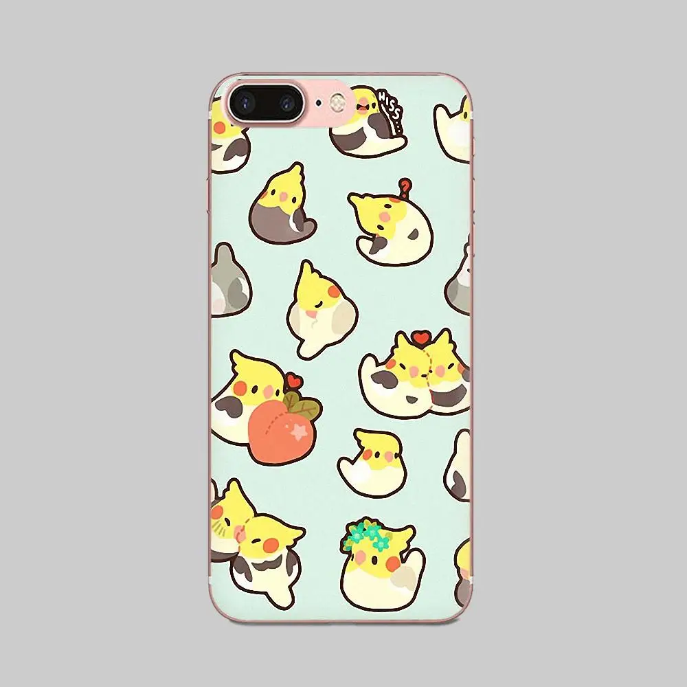 Pattern Hard Phone Case Chubby Cockatie For Huawei Honor 5C 5X 6A 6X 7 7A 7X 8 8A 8S 8X 9 10 30 Lite Pro Y6 II Y7 Y9 Prime 2019 | Мобильные