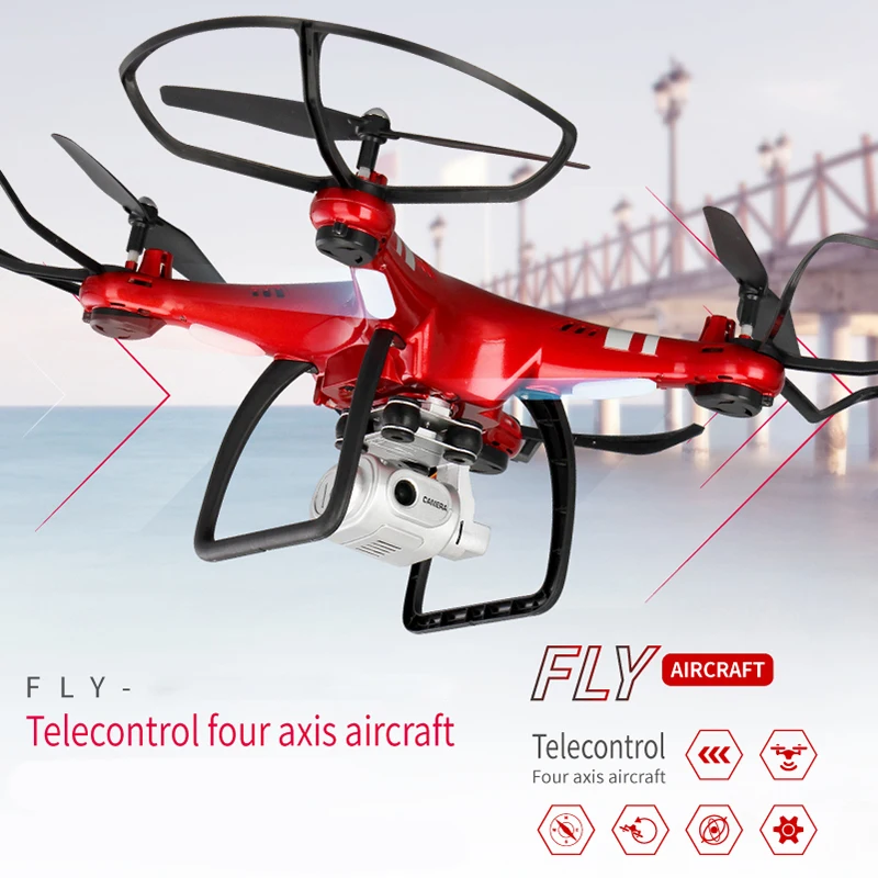 Радиоуправляемый Дрон Квадрокоптер с 1080P Wifi FPV Вертолет камеры 20-25 мин Время полета Профессиональный Дрон 720p Квадрокоптер Дрон