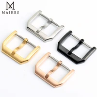 maikes watch accessories 16mm 18mm stainless steel watch buckle metal blacksilvergoldroes gold 20mm 22mm watch band clasp