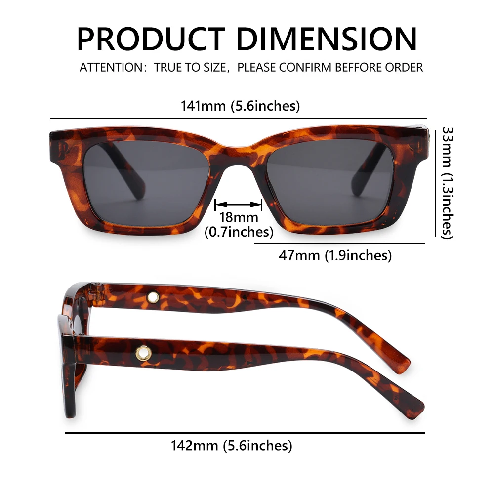 

2021 New Women Rectangle Vintage Sunglasses Brand Designer Retro Points Sun Glasses Female Lady Eyeglass Cat Eye Driver Goggles