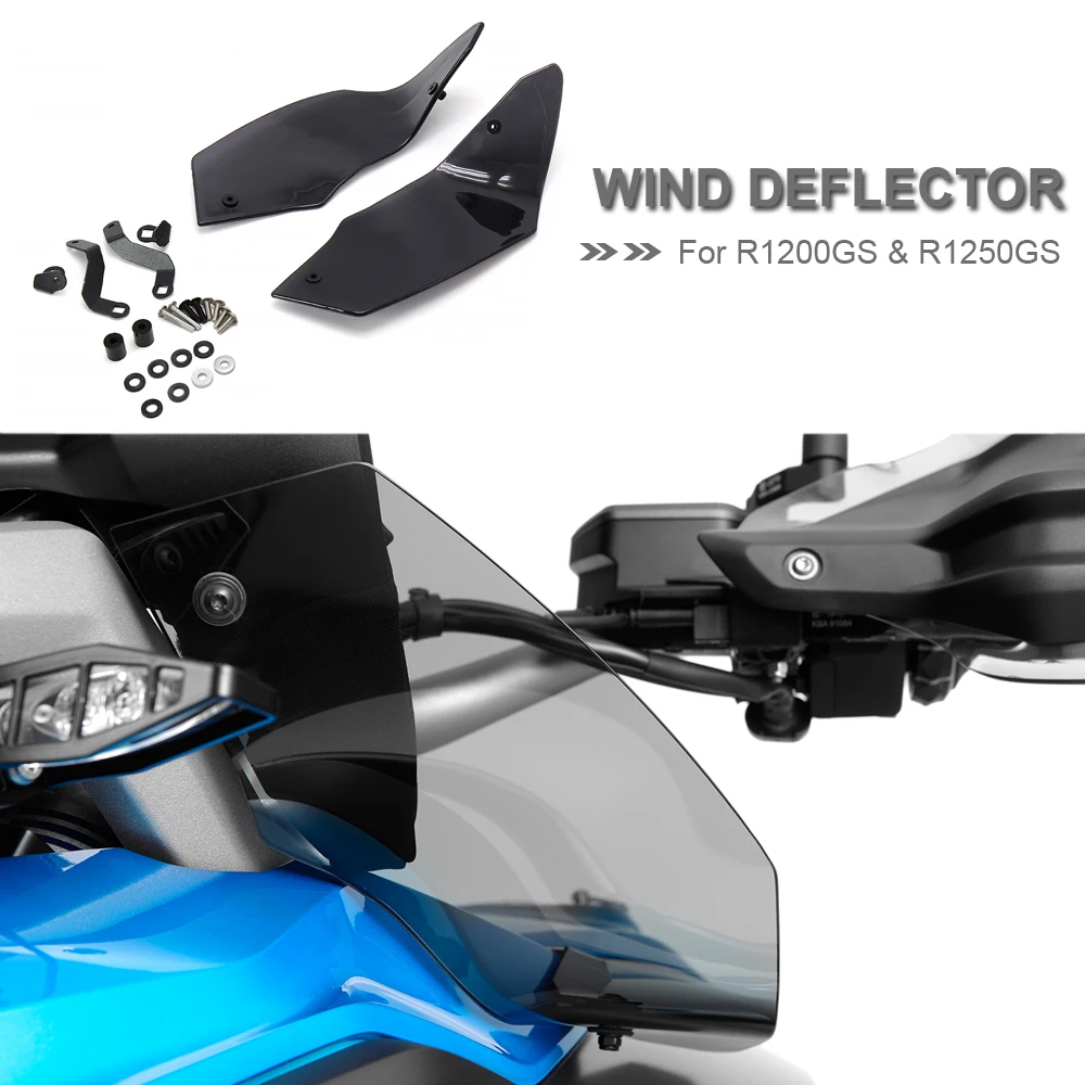 New Motorcycle Windshield Wind Side Deflector Handshield Front wind deflector For BMW R1200GS LC Rallye Exclusive R1250GS HP