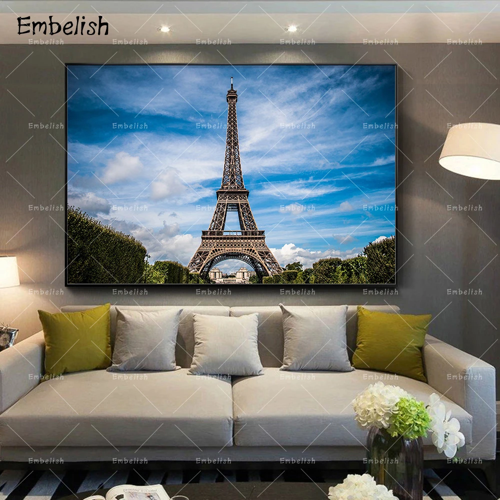 

New Arrival Effei Tower Landscape Wall Art Pictures For Living Room HD Print Canvas Paintings Home Decor Bedroom Poster