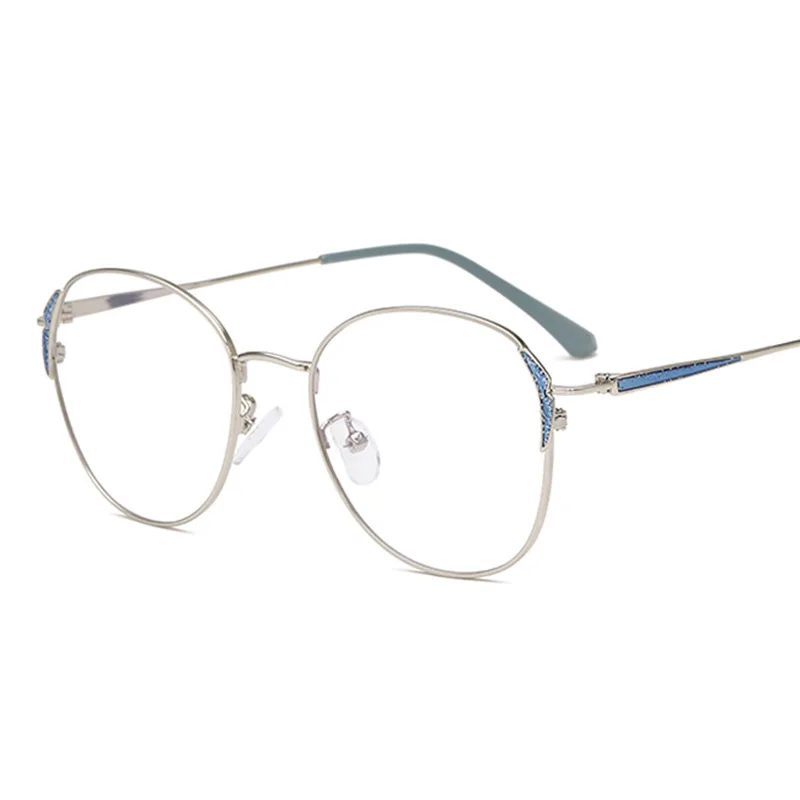 Брендовая стеклянная оправа в стиле ретро металлический модный открывающийся