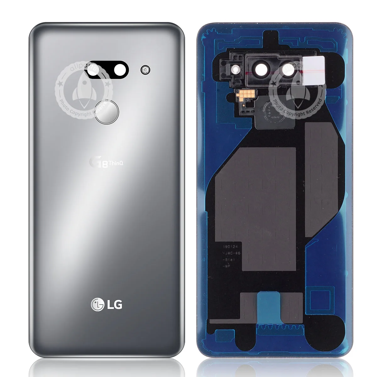 Новая Оригинальная задняя панель корпуса для LG G8 задняя крышка стеклянная Батарейная дверь для LG G8 ThinQ G820 G820N задняя крышка Запасные части