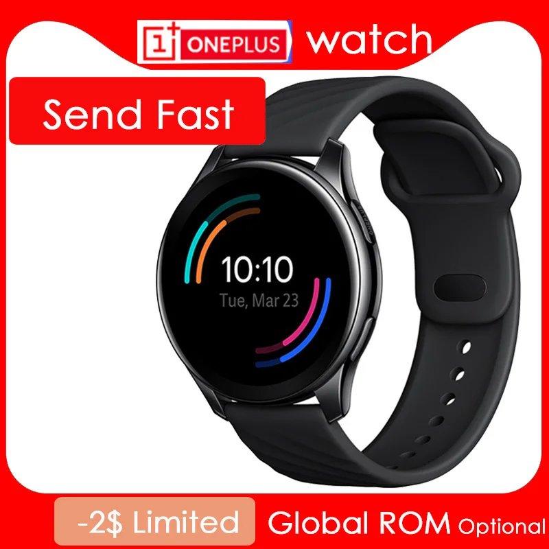 Новый OnePlus часы 4 Гб Смарт Everywear до 14 дней 1 39 дюймов AMOLED 402 мА/ч BT5.0 IP68 Android 6 0 для 9 9Pro 8